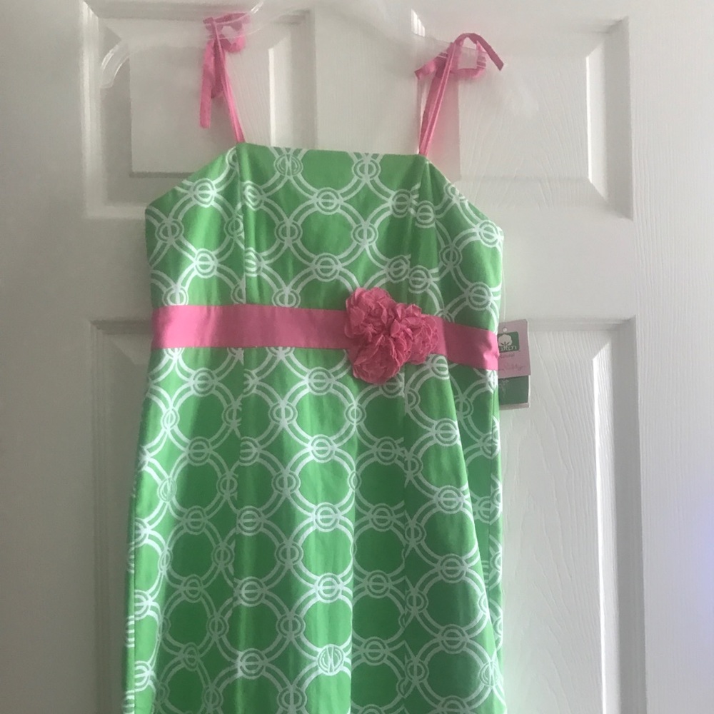 Girls Lilly Pulitzer Carolina dress size 14 NWOT.